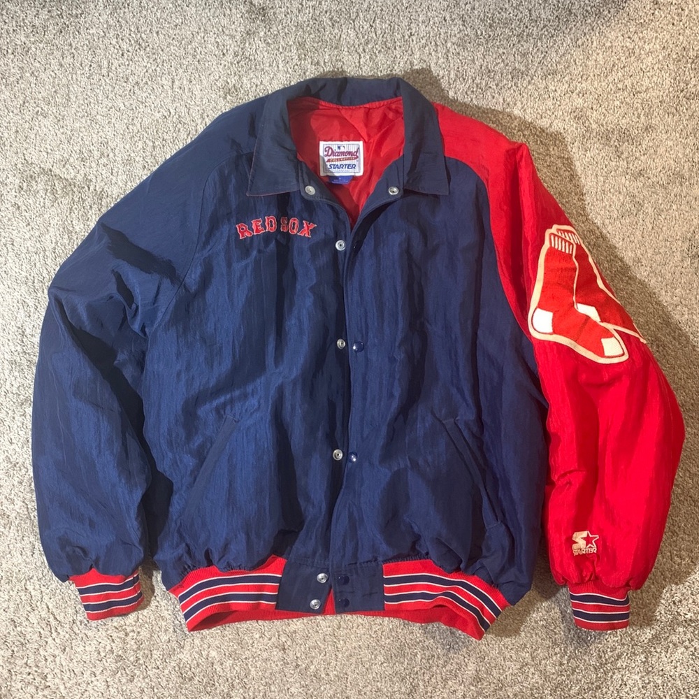 Boston Red Sox Starter Jacket / Coat Large